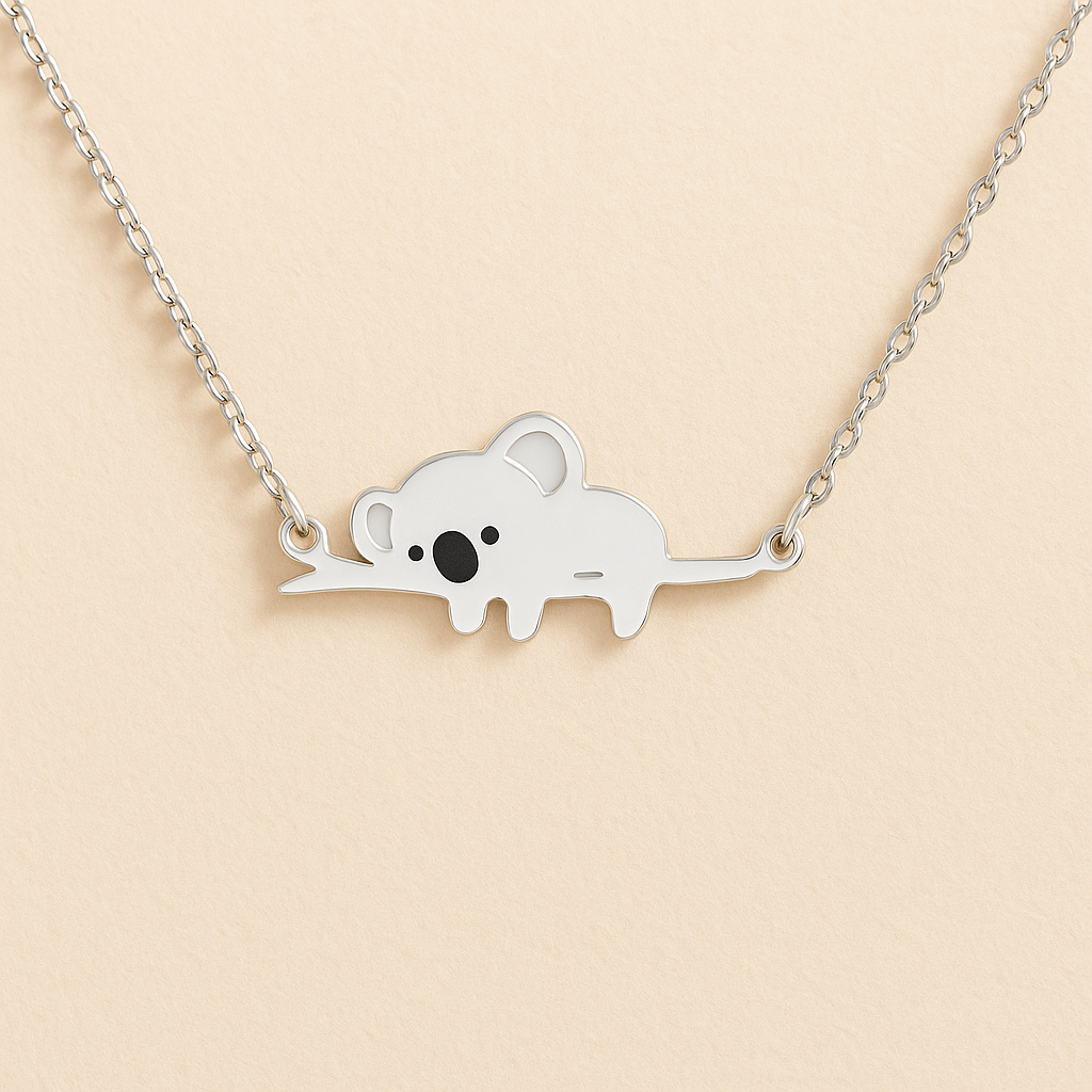 Collar de Koala de Plata