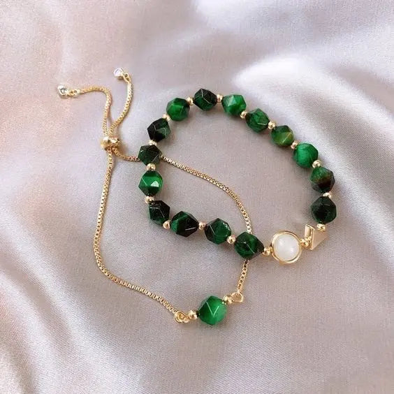 Brazaletes elegantes verdes