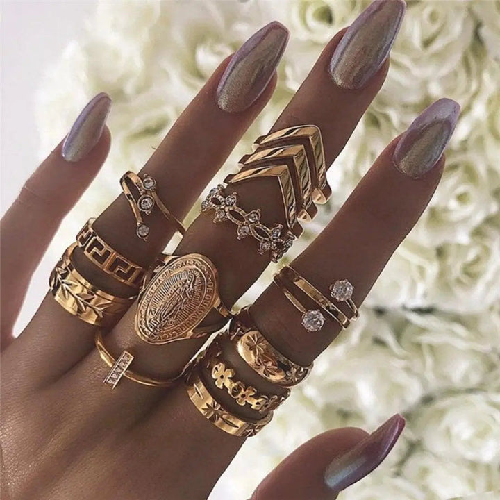 Pack único con 8 a 12 anillos