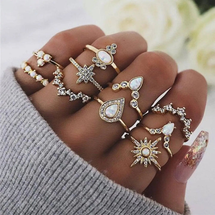 Pack único con 8 a 12 anillos