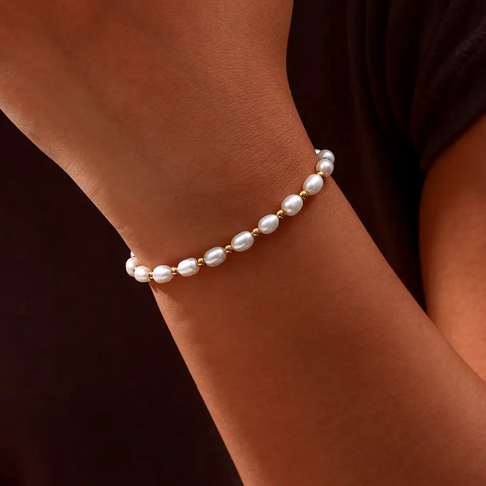 Pulsera de Perlas Romántica