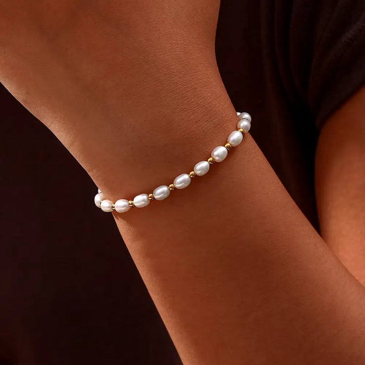 Pulsera de Perlas Romántica