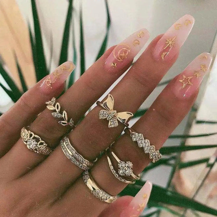 Pack único con 8 a 12 anillos