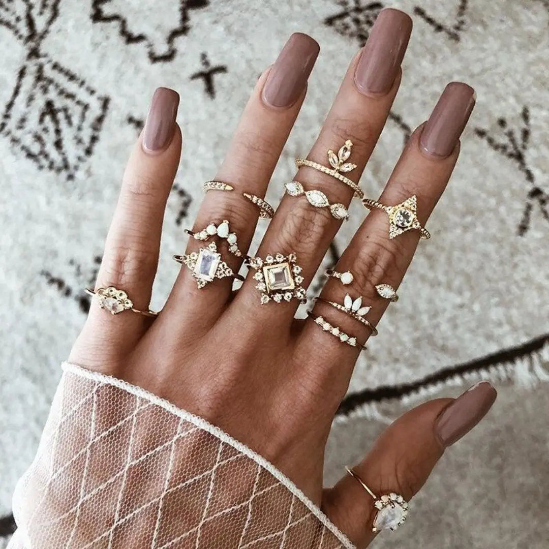 Pack único con 8 a 12 anillos