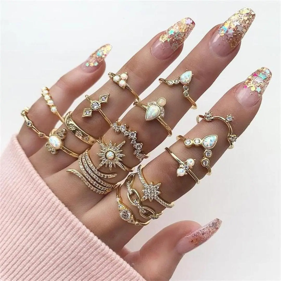 Pack único con 8 a 12 anillos