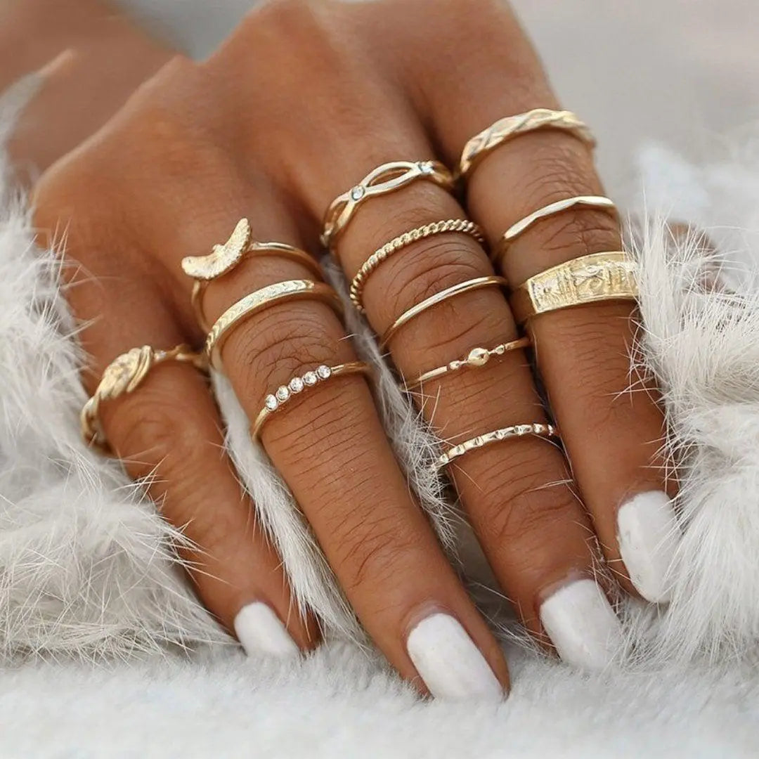 Pack único con 8 a 12 anillos