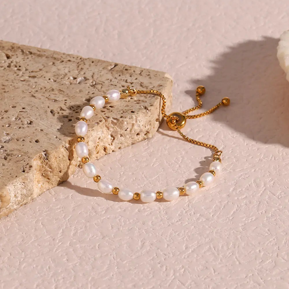Pulsera de Perlas Romántica