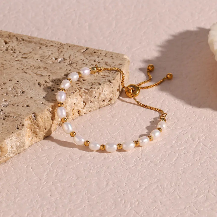 Pulsera de Perlas Romántica