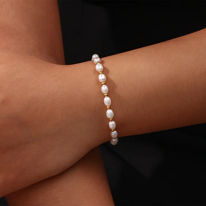 Pulsera de Perlas Romántica