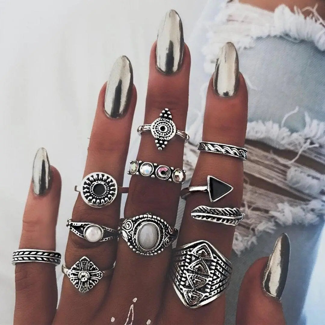 Pack único con 8 a 12 anillos