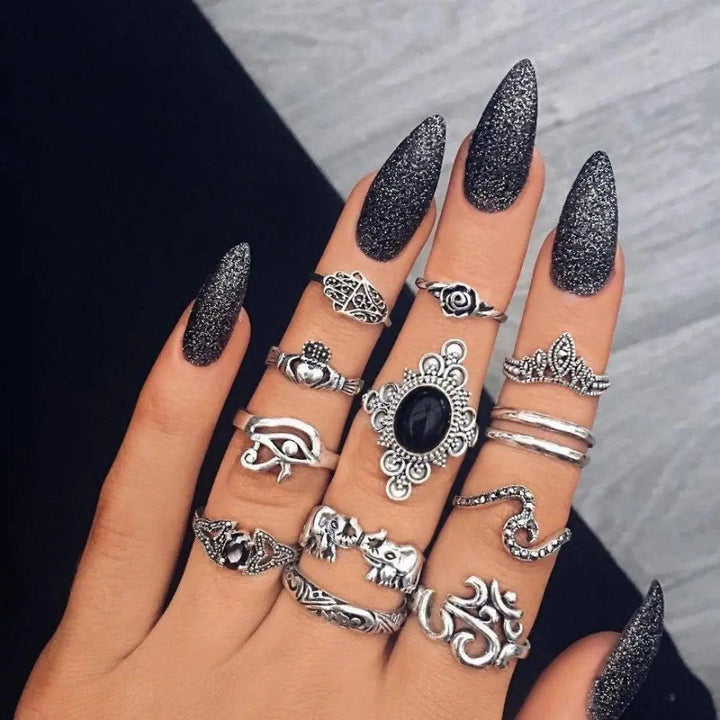 Pack único con 8 a 12 anillos