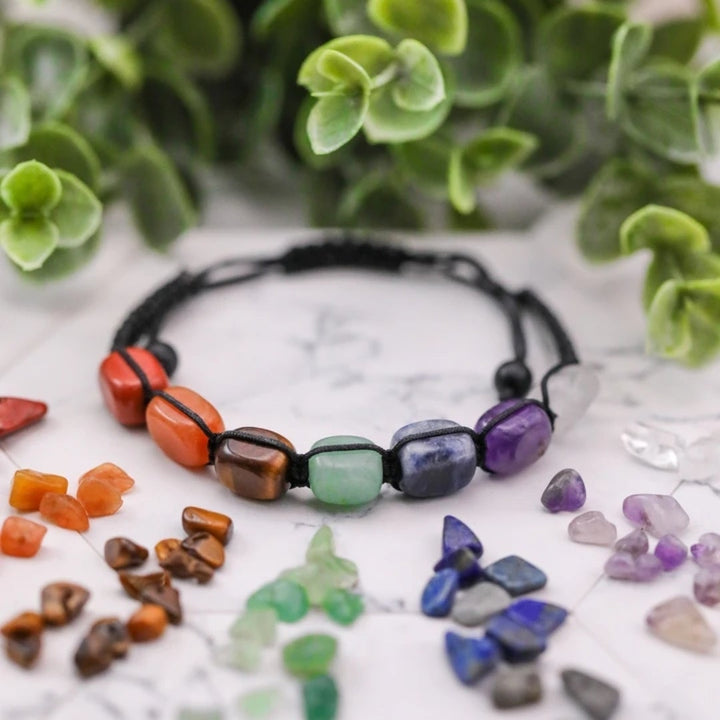 Pulsera de Riqueza con Piedras Mágicas Naturales Hechas a Mano