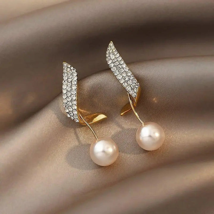 Pendientes de Perla Dorada