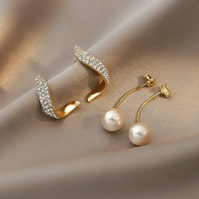 Pendientes de Perla Dorada