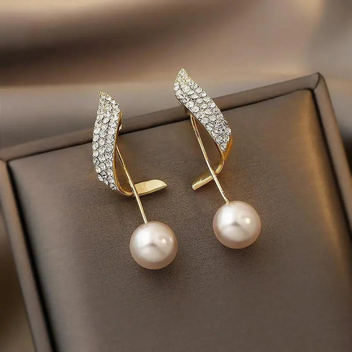Pendientes de Perla Dorada