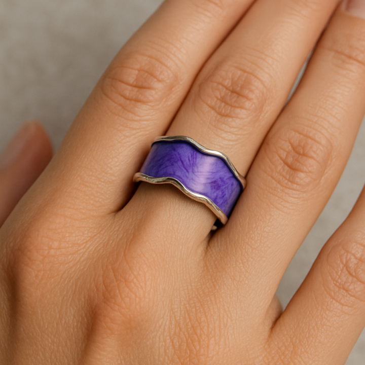 Anillo Vintage del Océano