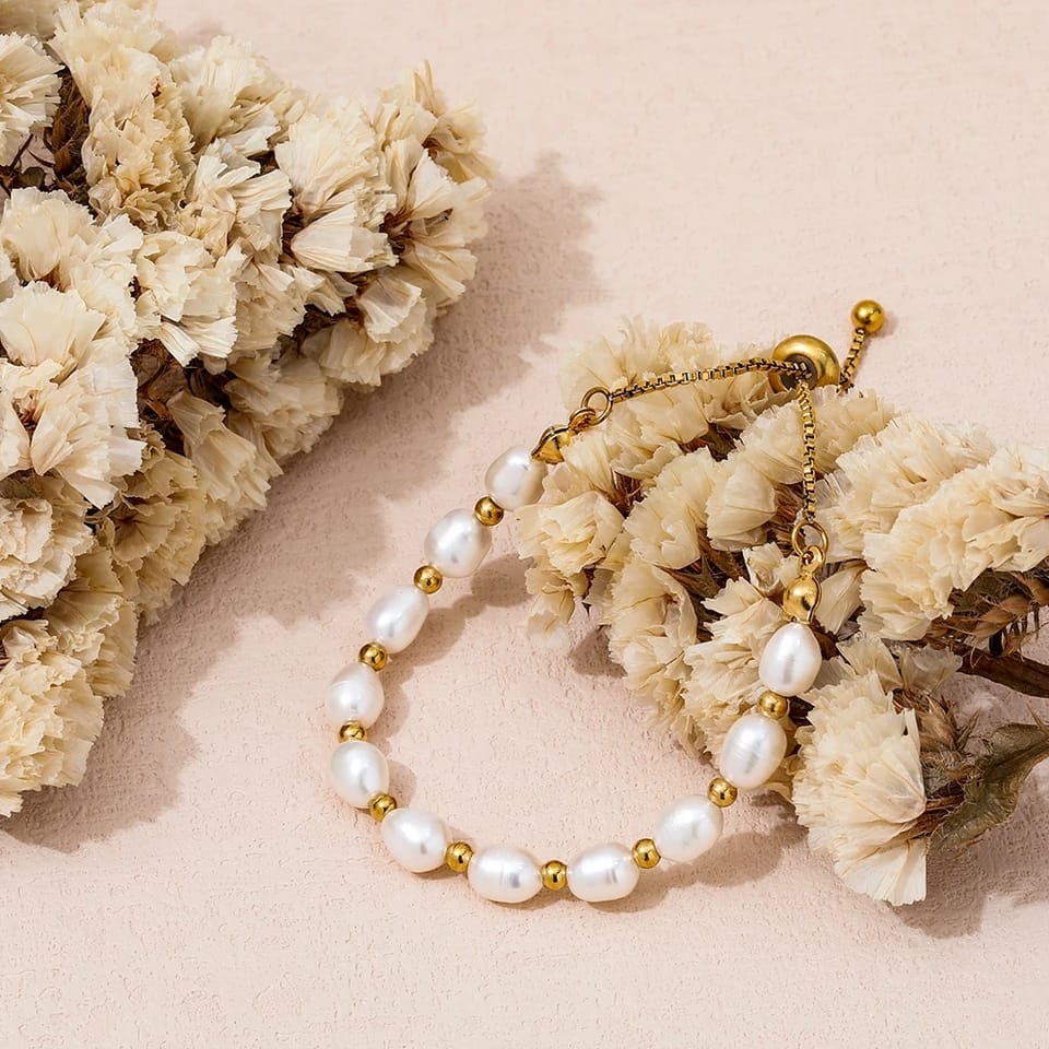 Pulsera de Perlas Romántica
