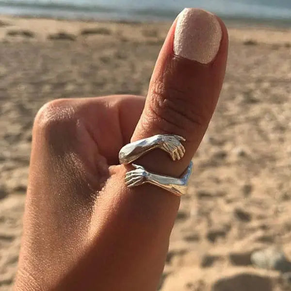Anillo ajustable de plata