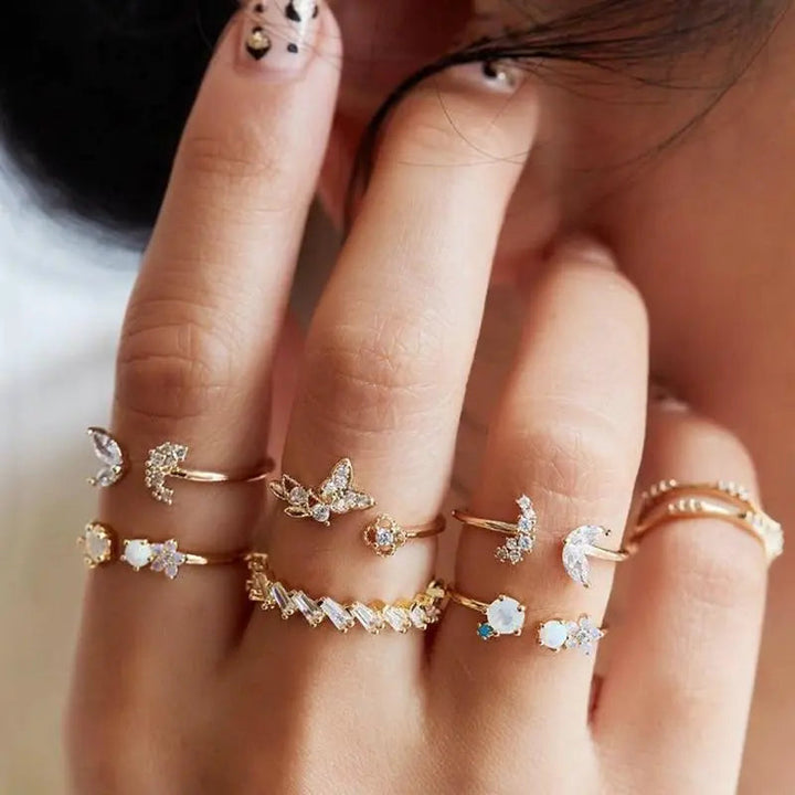 Pack único con 8 a 12 anillos