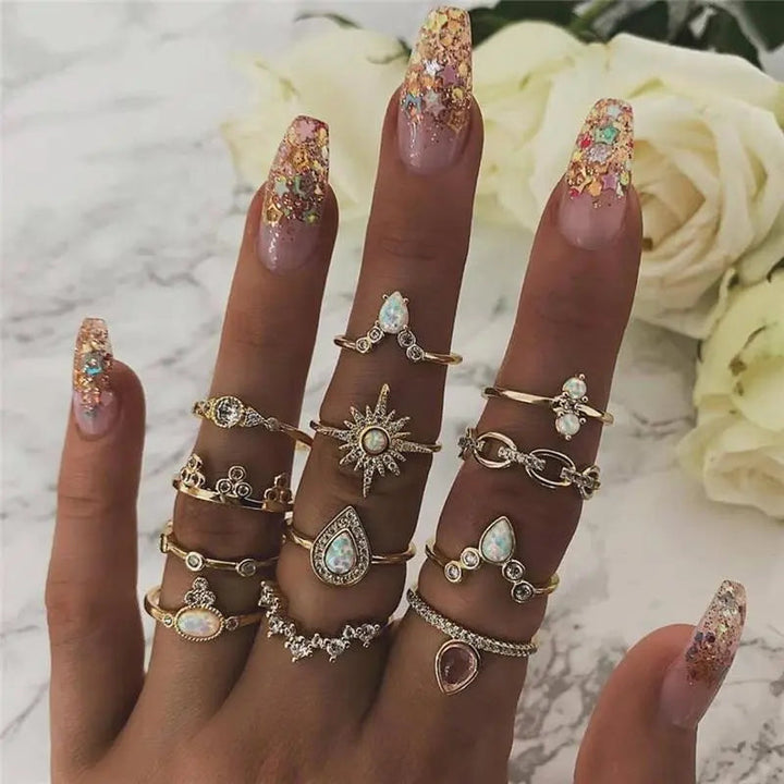Pack único con 8 a 12 anillos