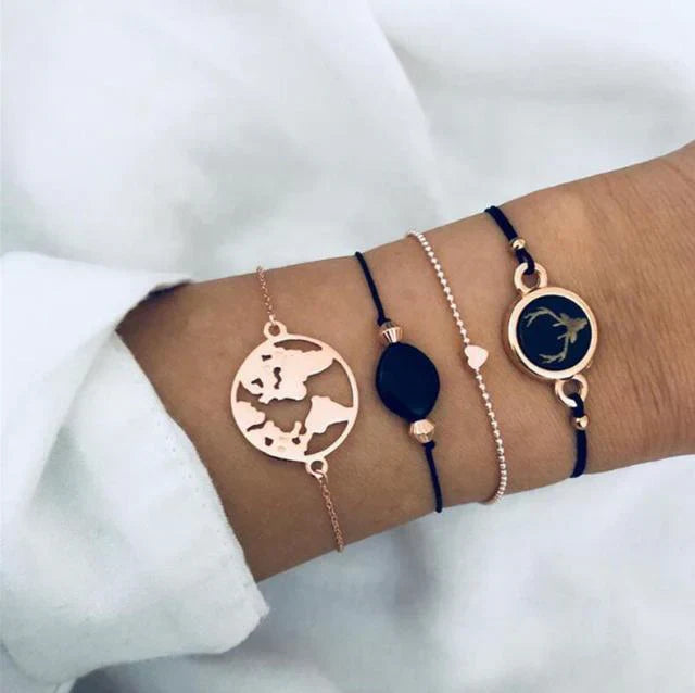 Conjunto Exclusivo de 5 Pulseras Premium Únicas