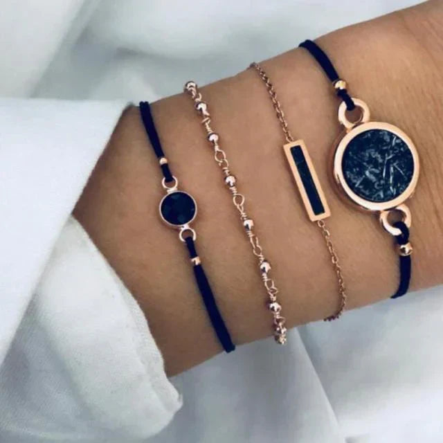 Conjunto Exclusivo de 5 Pulseras Premium Únicas