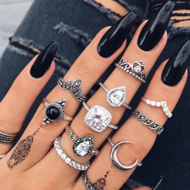 Pack único con 8 a 12 anillos